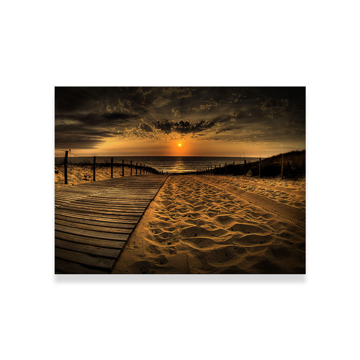 Gorgeous Sunset Beach Wall Art for Stunning Home Decor