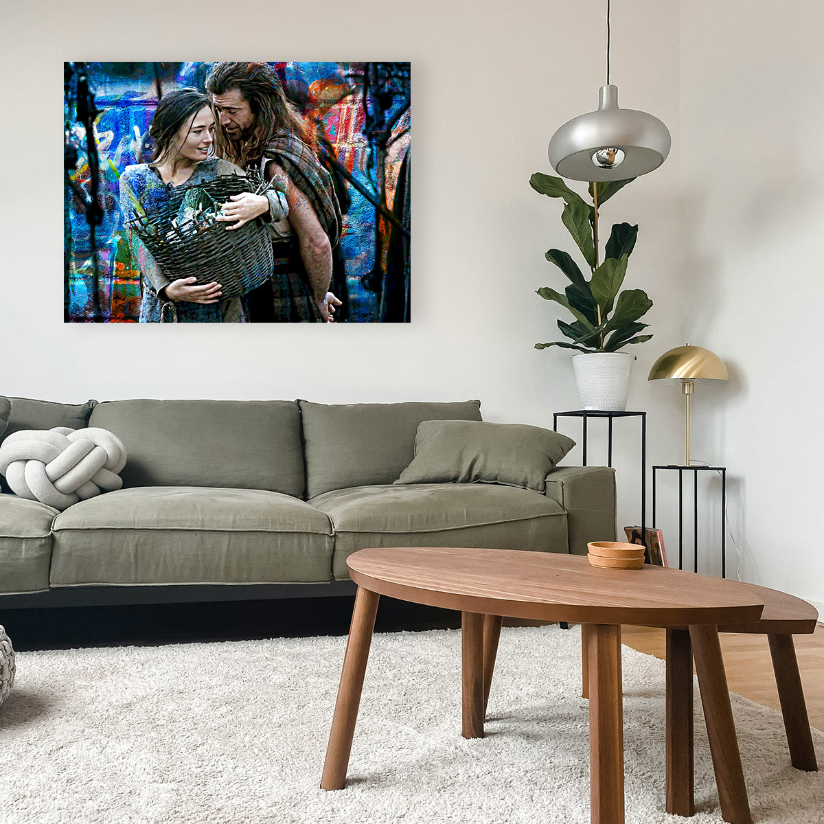 Exquisite Murron and Wallace Kiln - Dried Pine Wood Canvas Prints