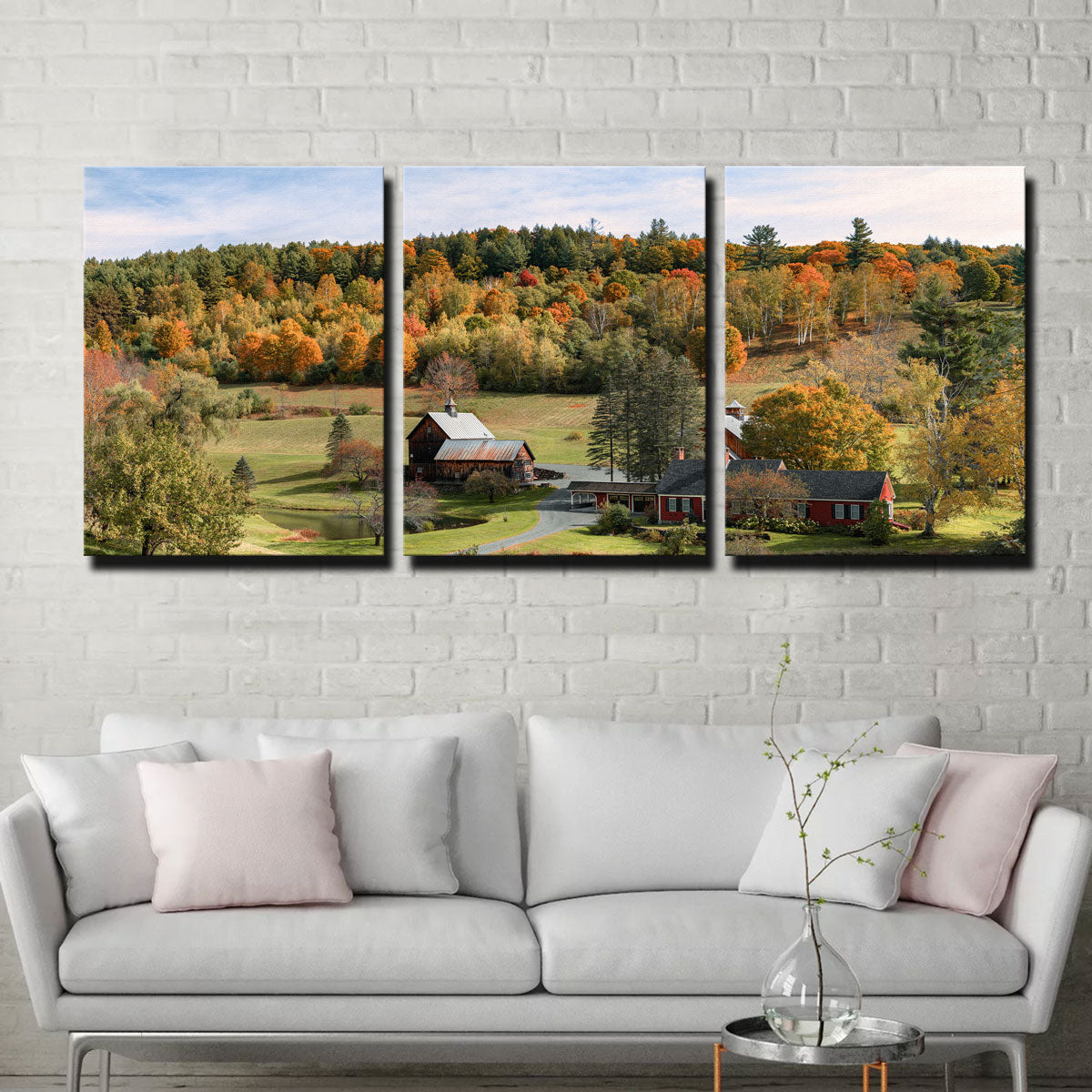 Exquisite Farmstead Panoramic Wall Art by Shaun Mayer