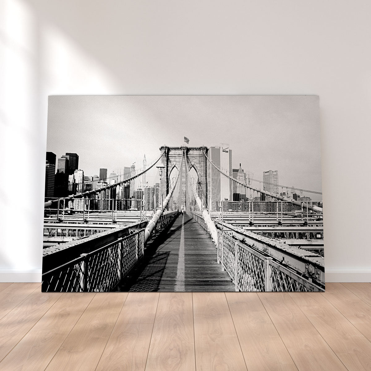 Stunning Brooklyn Bridge Flag Wall Art for Home Decor