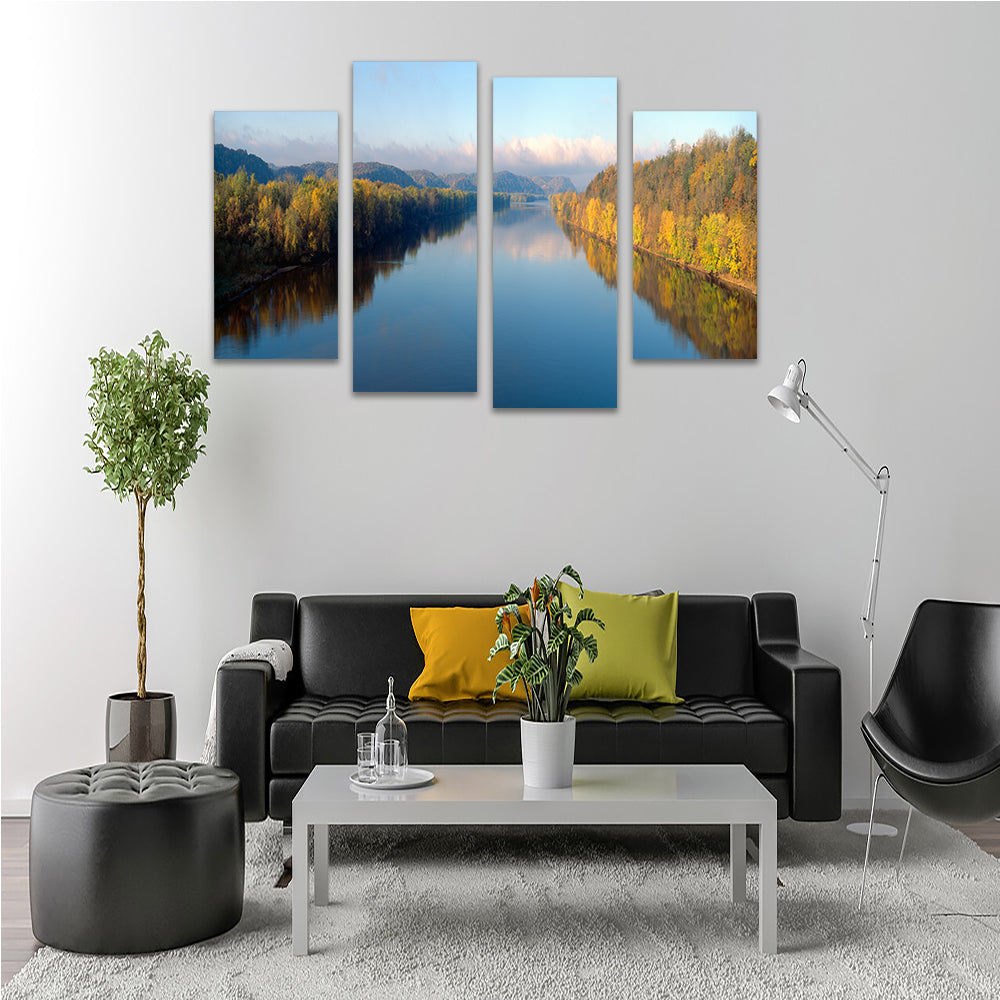 Exquisite Wisconsin River Wall Art - Handmade with Sustainable Pine