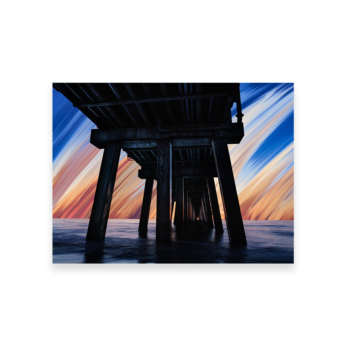 Stunning Under the Pier Wall Art by Eileen Rollin