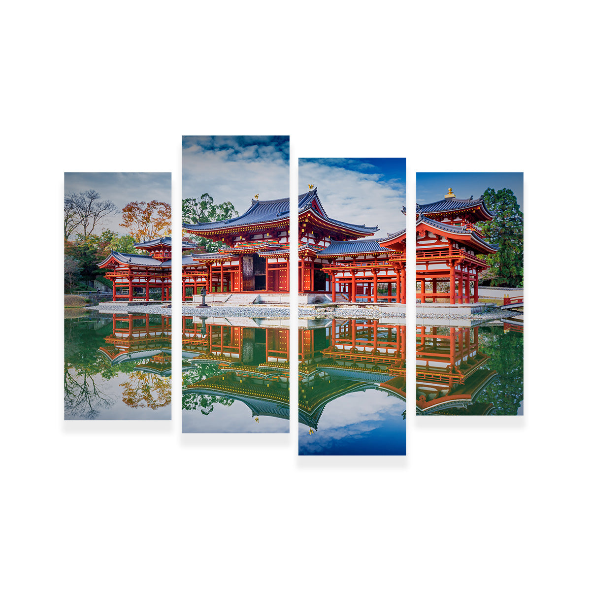 Exquisite Byodo - in Temple Canvas Print
