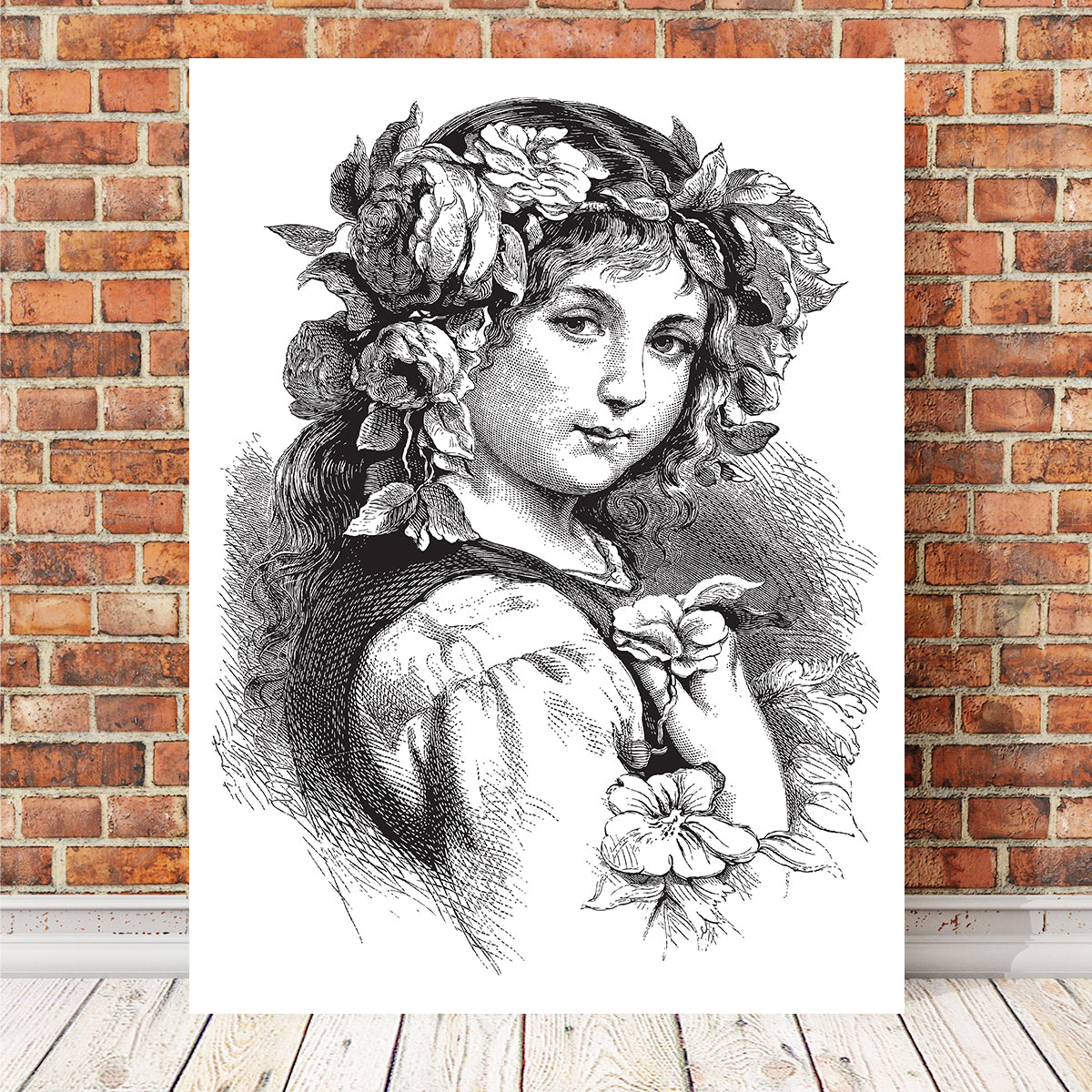 Charming Vintage Girl Wall Art for Stunning Decor