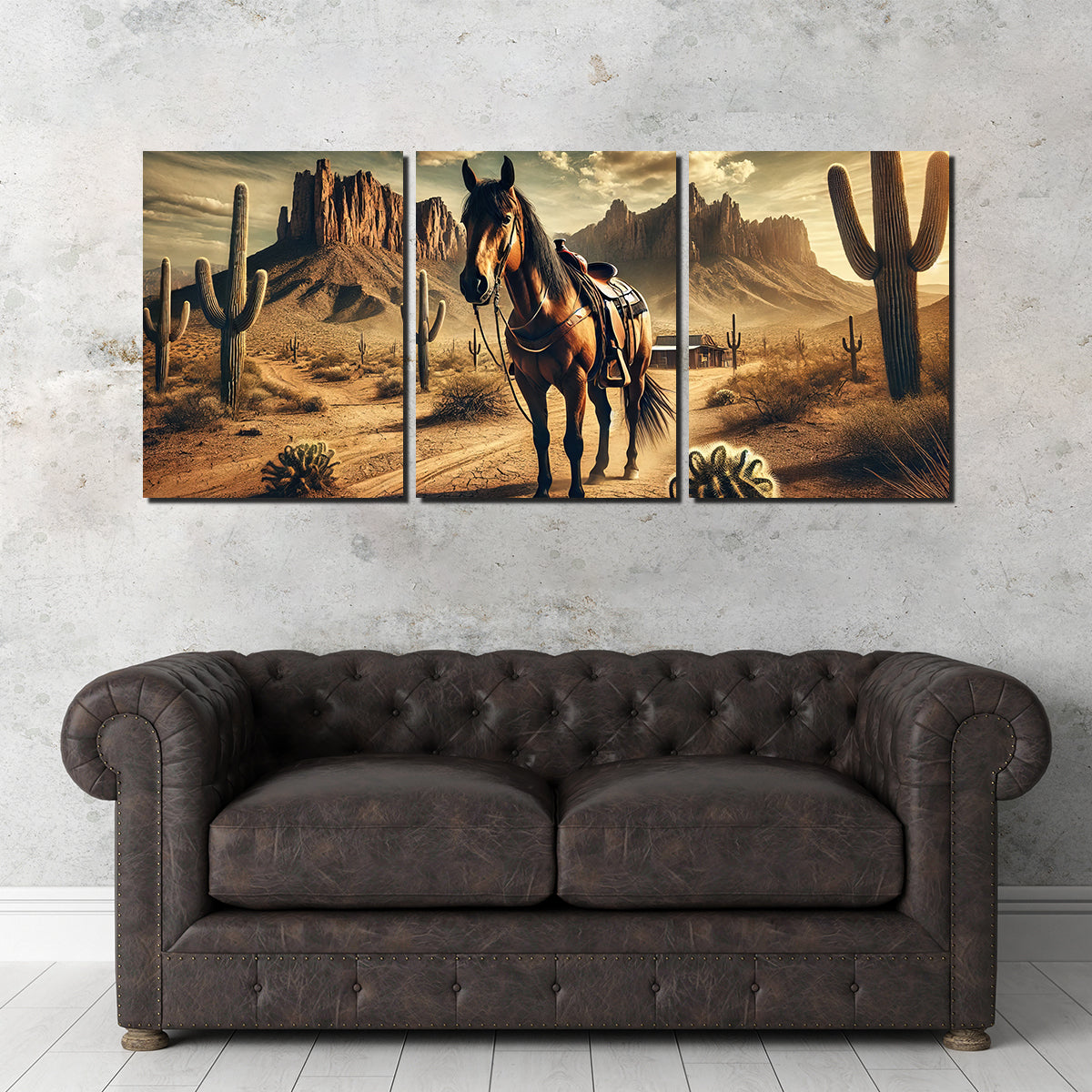 Exquisite Wild West Quarter Horse Wall Art for Stunning Decor