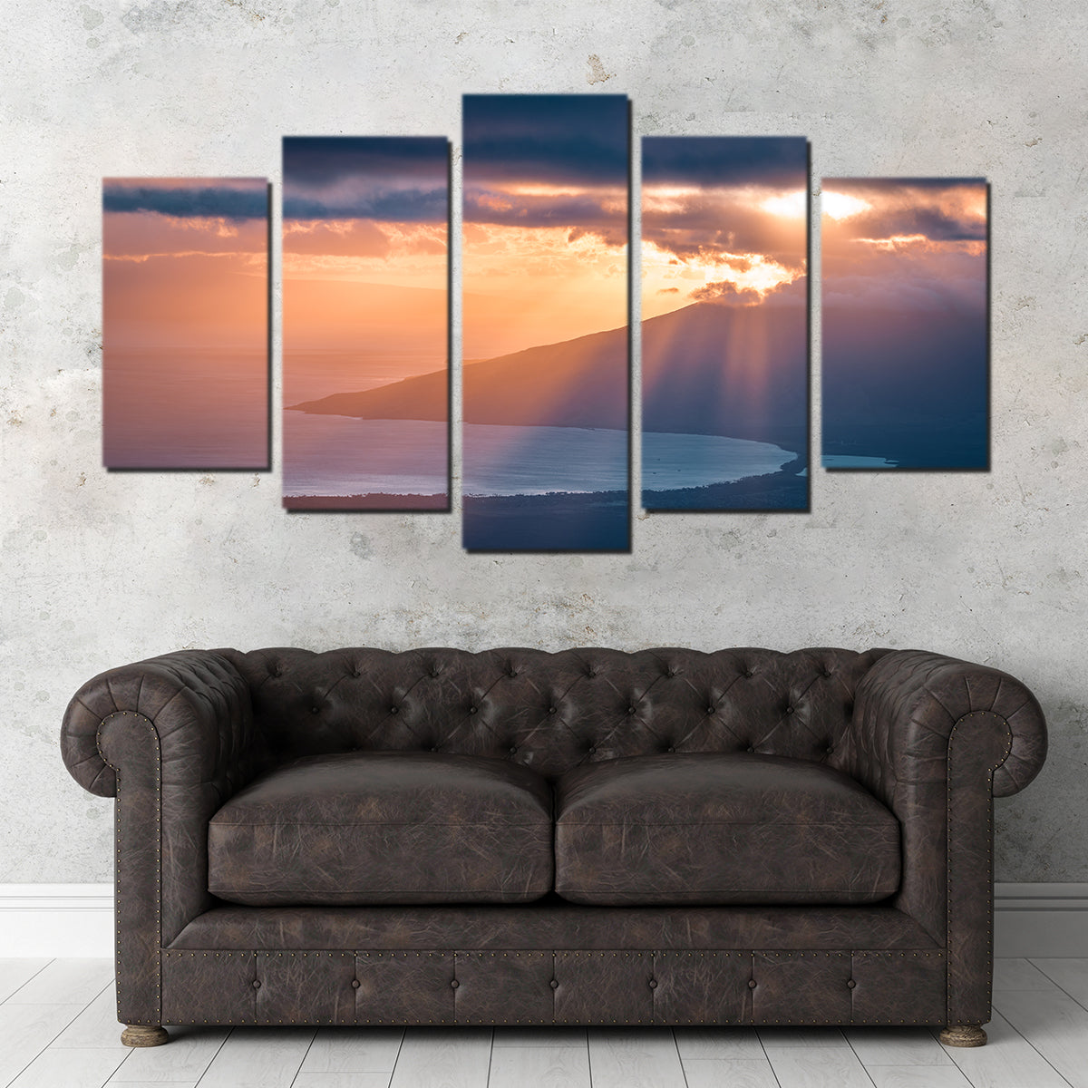 Exquisite Maui Sun Rays Wall Art by Lucas Moore
