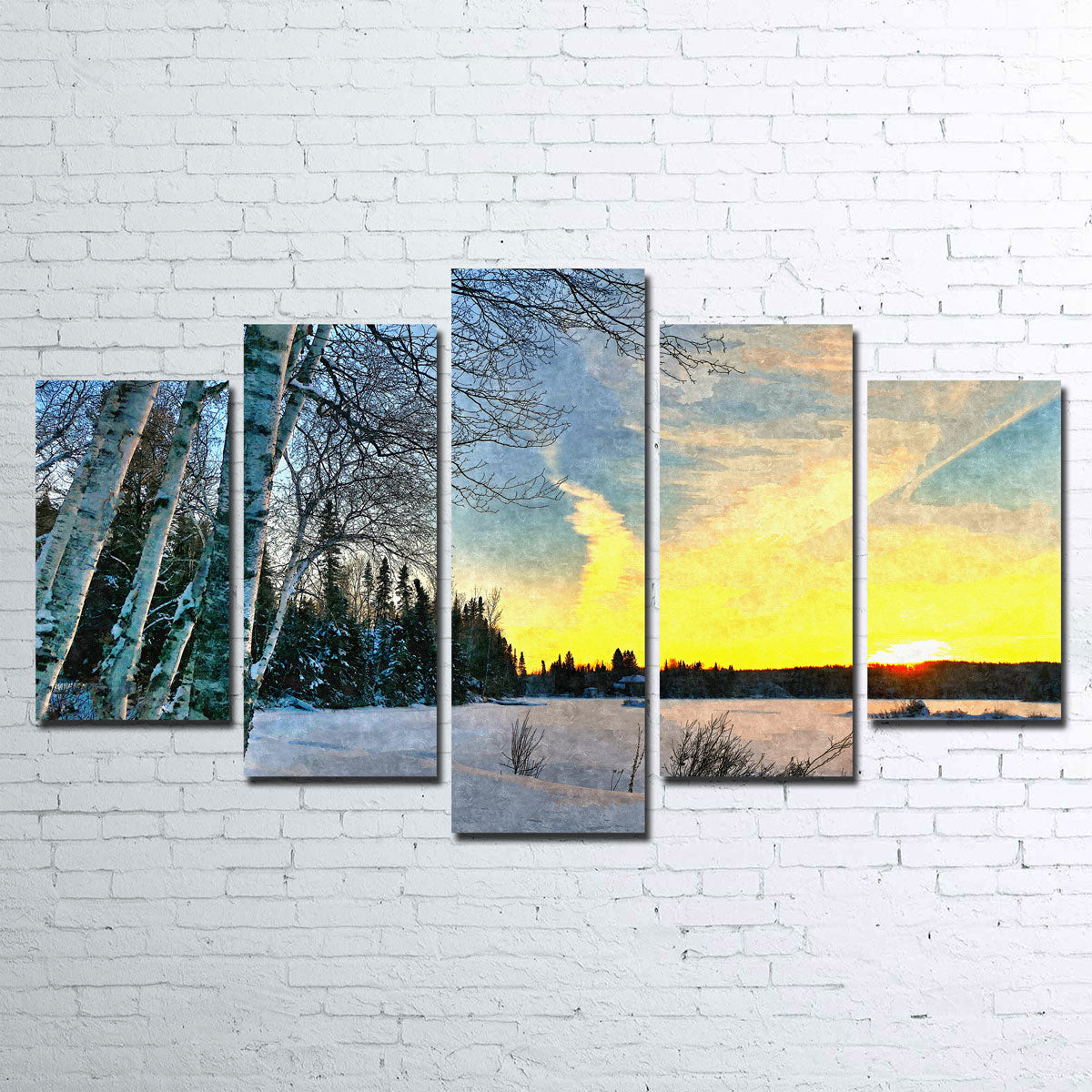 Denise Dundon's End Of A Winter's Day Stunning Wall Art