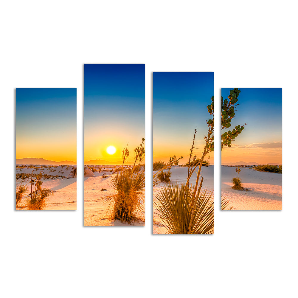 Exquisite White Sands Sunset Wall Art by Melanie Viola