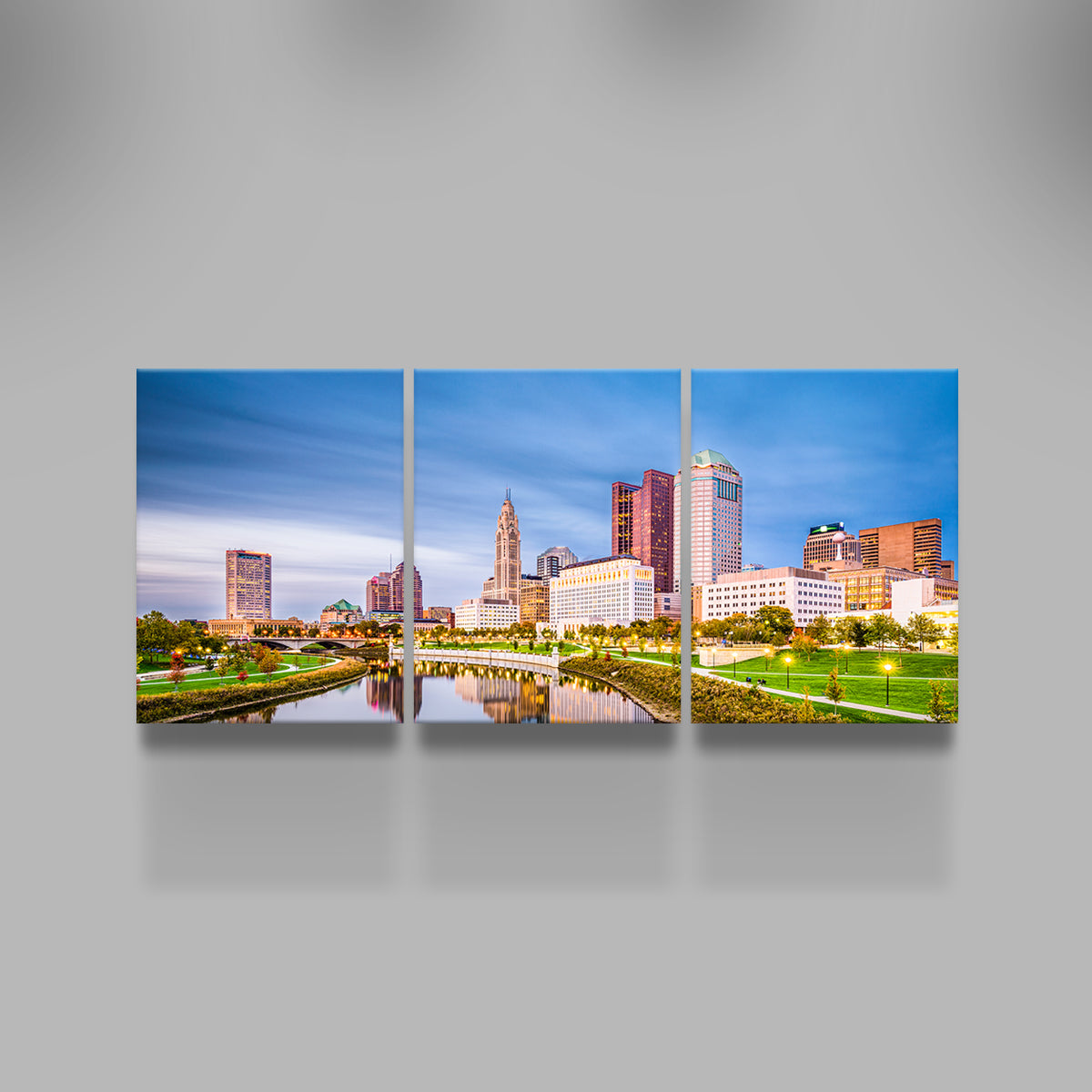 Stunning Columbus Ohio Skyline Wall Art for Home Decor
