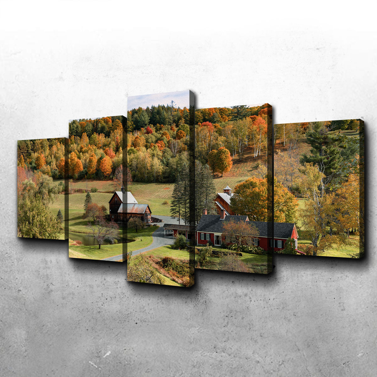 Exquisite Farmstead Panoramic Wall Art by Shaun Mayer