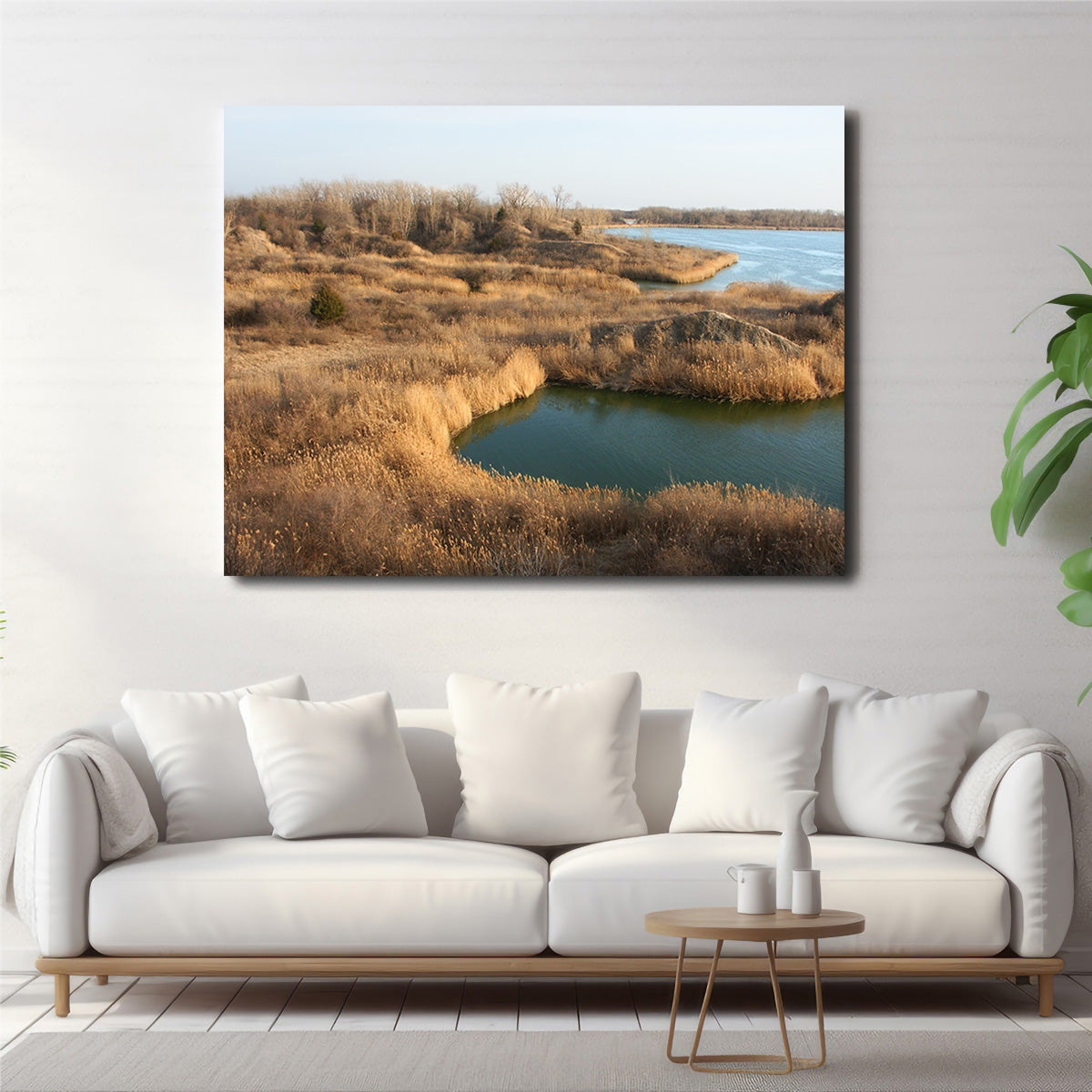 Stunning Mazonia Braidwood State Fish and Wildlife Area Wall Art - Sustainable Pine Frame Canvas