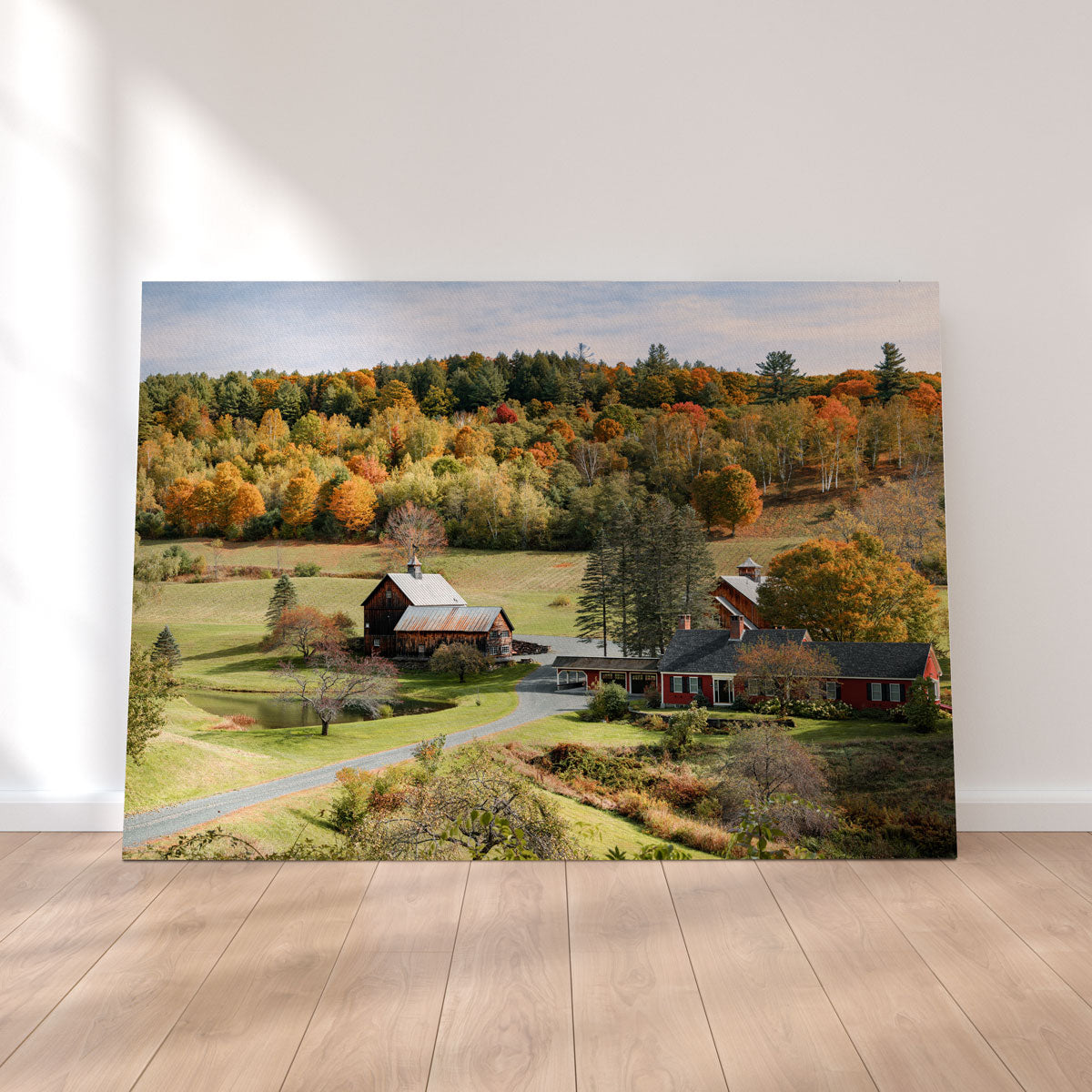 Exquisite Farmstead Panoramic Wall Art by Shaun Mayer