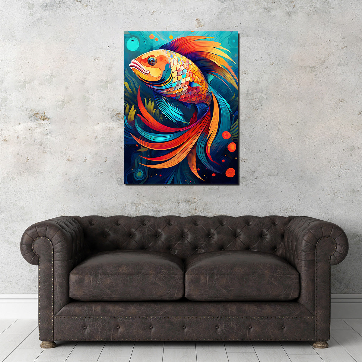 Stunning Fish - Inspired Modern Art Wall Art