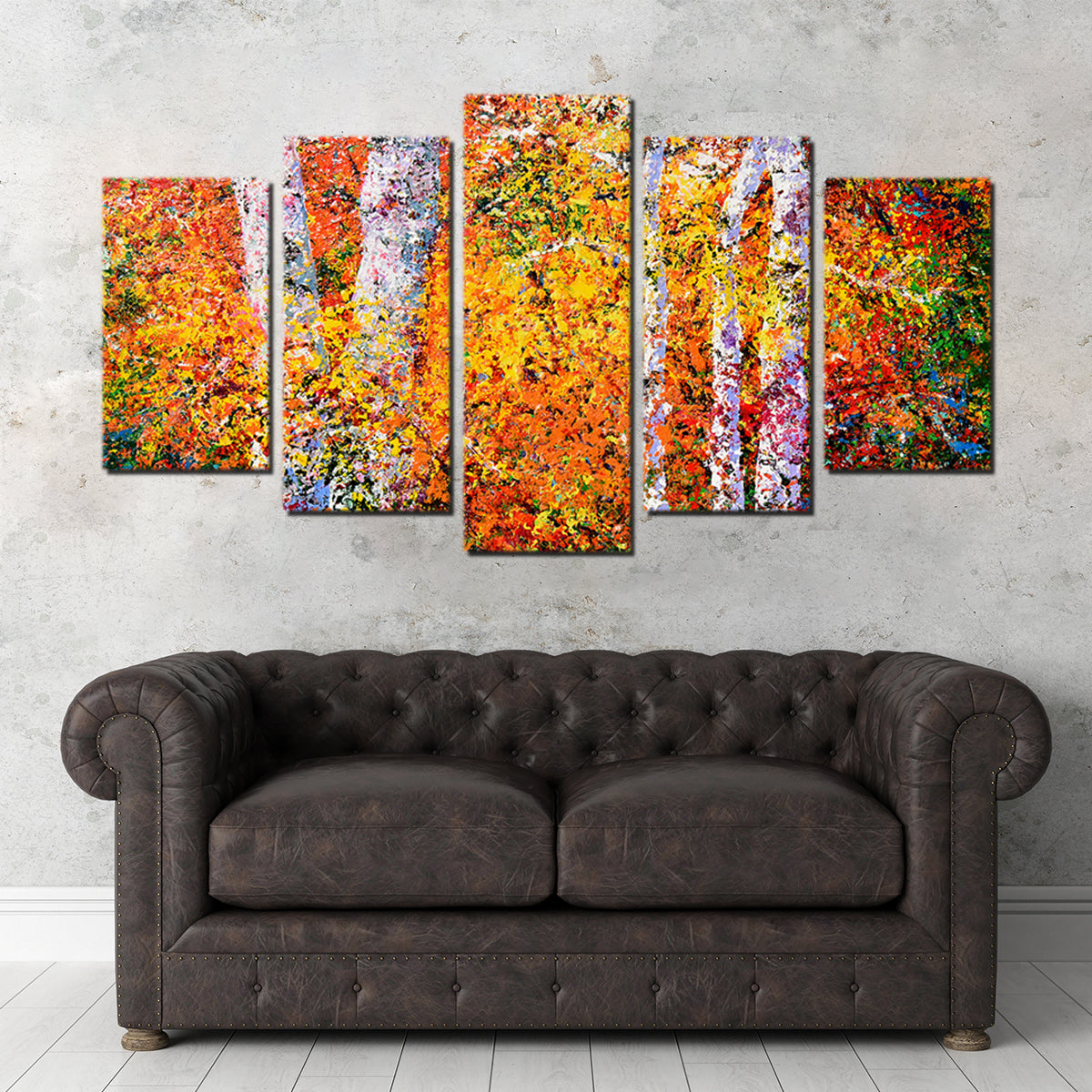 Vibrant Strength Amongst Colors Wall Art - A Stunning Decor Piece