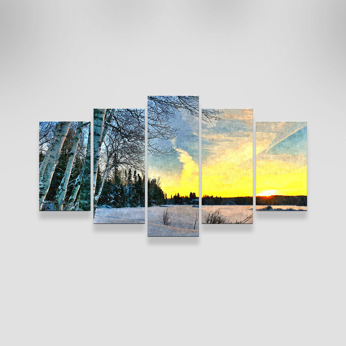Denise Dundon's End Of A Winter's Day Stunning Wall Art