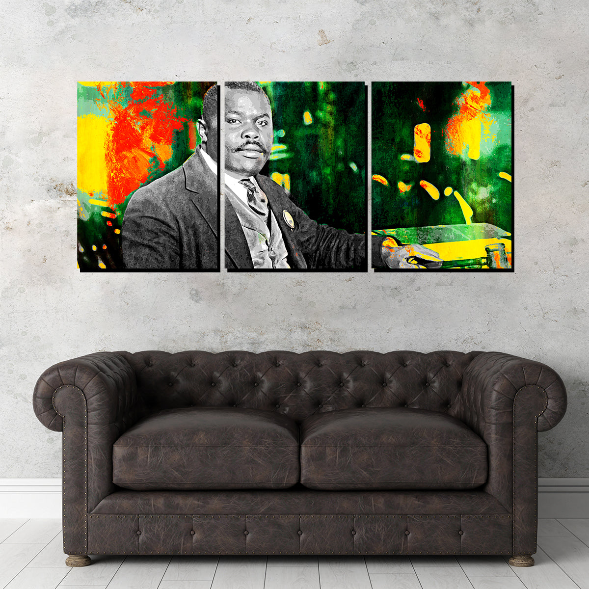 Marcus Garvey Inspiring Wall Art - Museum Quality Canvas Prints