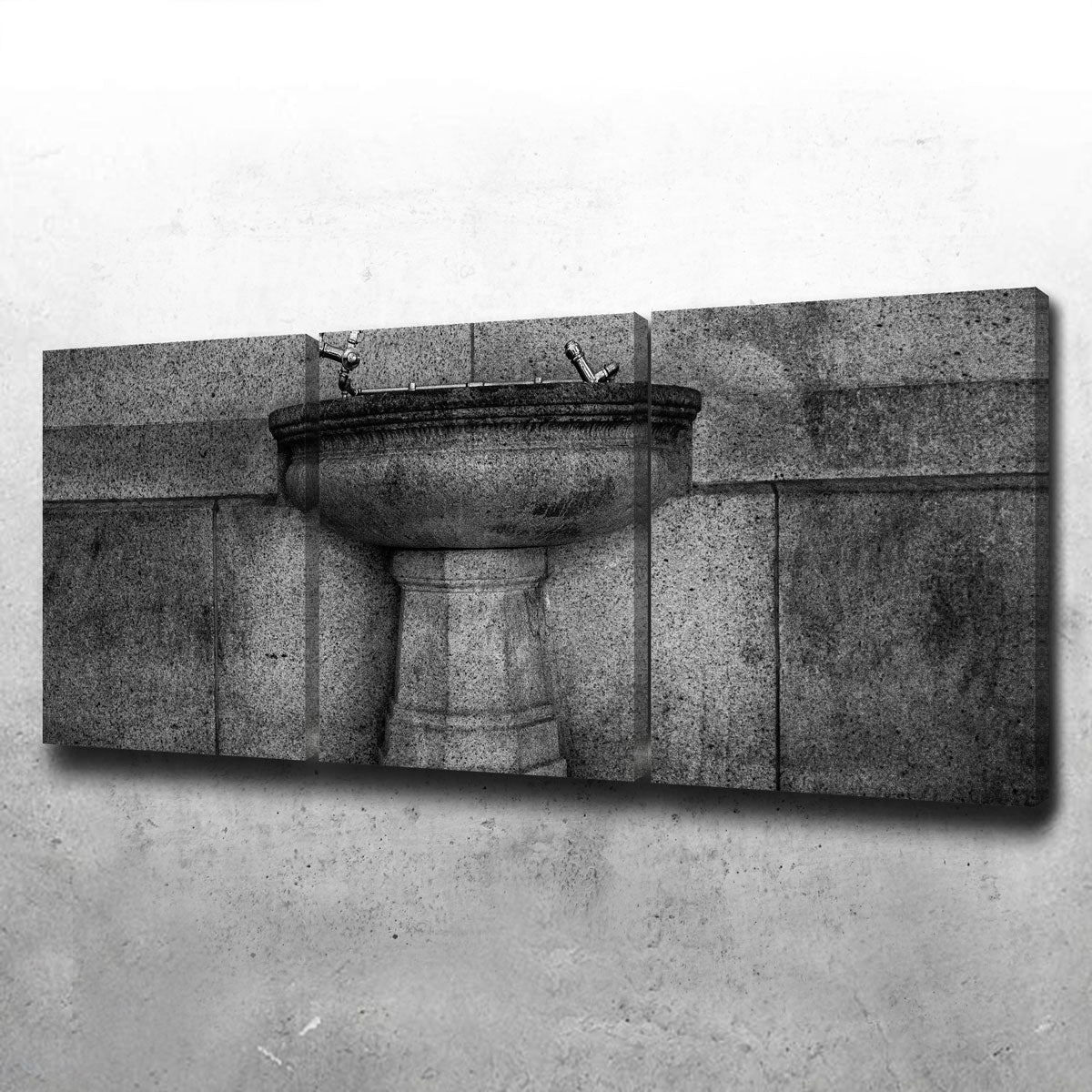 Exquisite Vintage Fountain Wall Art by Dennis Maida