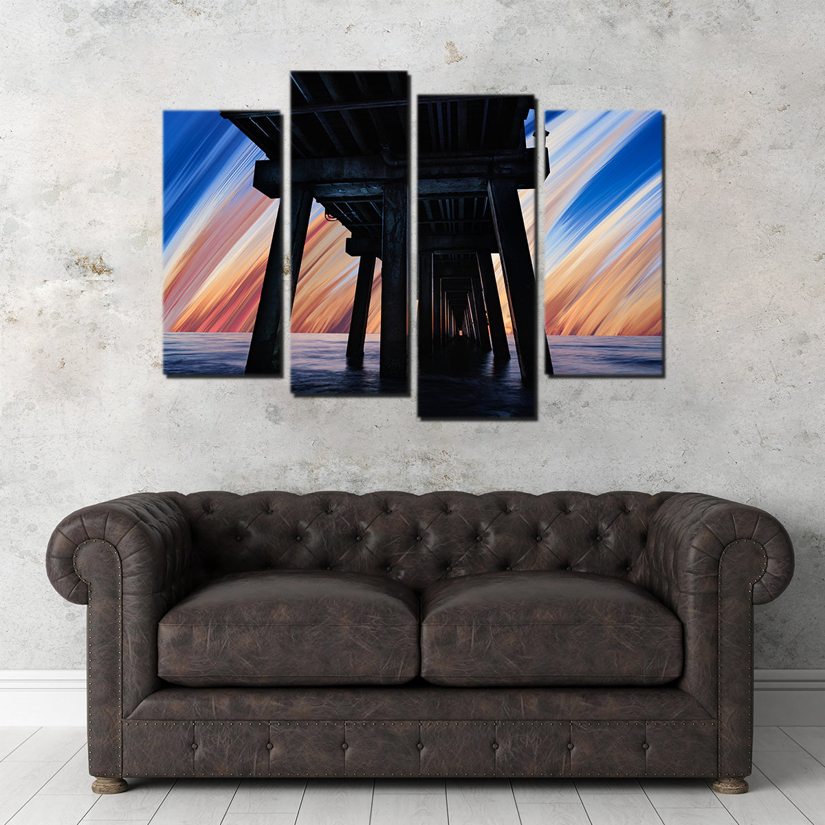 Stunning Under the Pier Wall Art by Eileen Rollin