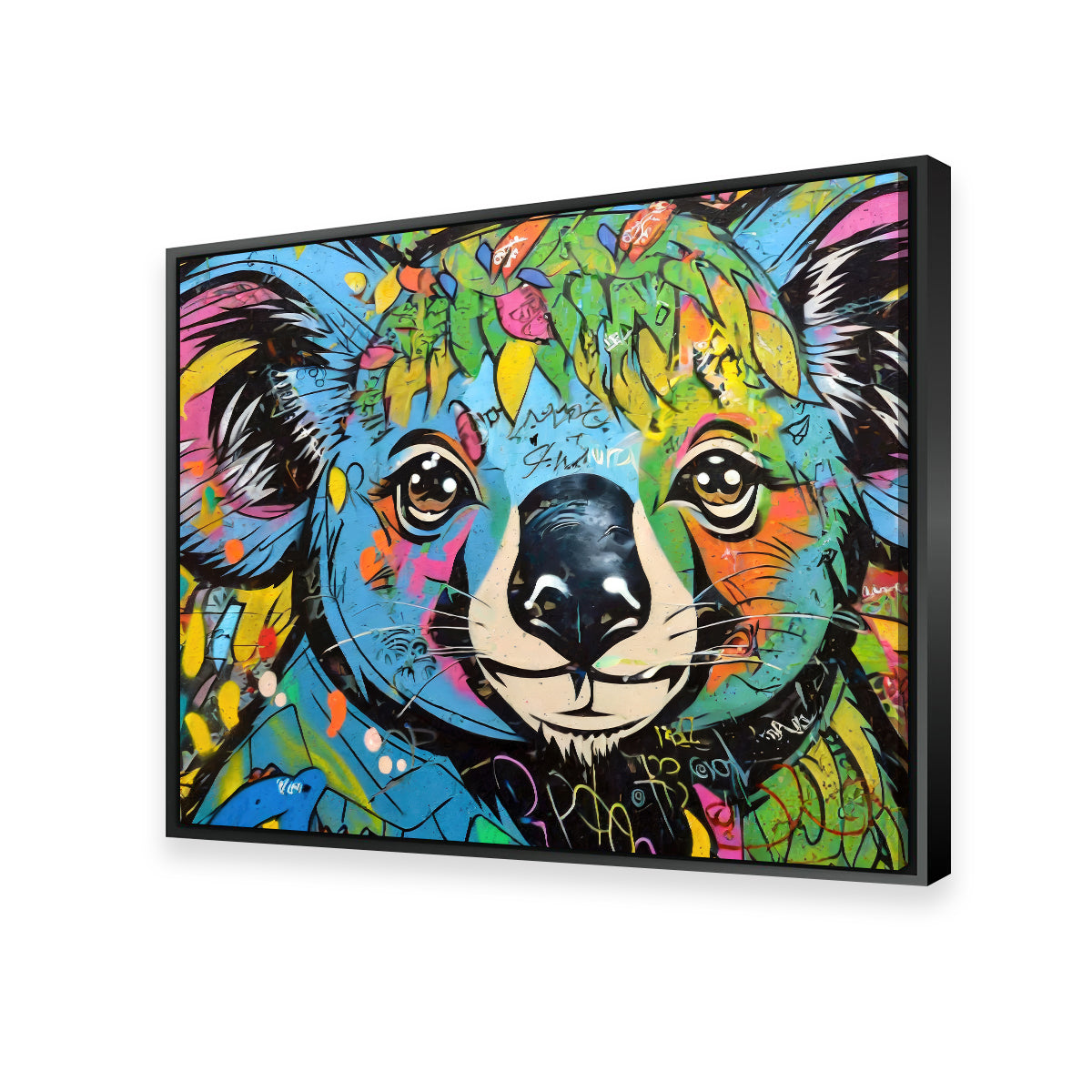 Exquisite Koala Graffiti Wall Art by Stephen Chambers